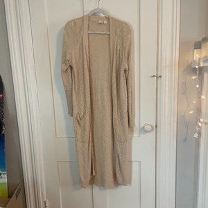 Long Beige Summer Sweater